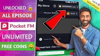 Pocket fm Unlimited Coins secret trick  pocket fm se coins कैसे कमाए [upl. by Yrruc]