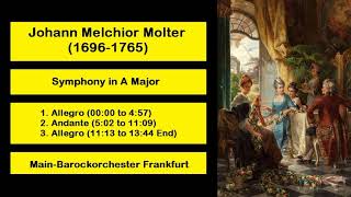 Johann Melchior Molter 16961765  Symphony in A Major [upl. by Ines]