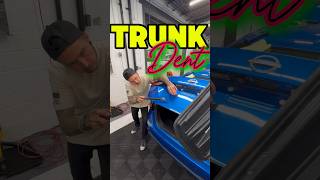 Pdr tutorial  how to fix a dent autobodyrepair paintlessdentrepair cardentrepair [upl. by Emmaline627]