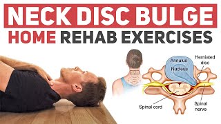 Neck Disc BulgeHerniation Rehab Exercises [upl. by Enitsirc]