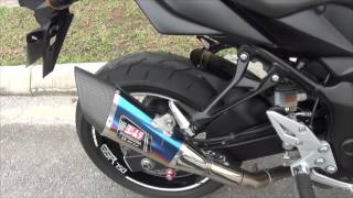 suzuki GSR 750 with yoshimura SLIPON R11 [upl. by Oner]