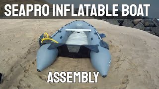 Inflatable Boat  Seapro 340 34m Airdeck Inflatable Boat SIB Assembly [upl. by Ramberg]