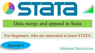 Data merge and append in Stata for beginners  Episode6 [upl. by Colt224]