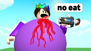 I EAT People And GET SO FAT in Roblox [upl. by Brigg445]