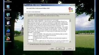 How to Install Microsoft Office 2003 [upl. by Aillicsirp840]