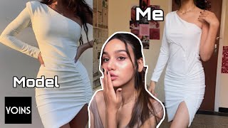 TRY ON HAUL اول مرة نجرب موقع YOINS 😱😍 [upl. by Zavras]