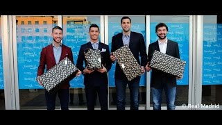 Reyes Llull Ramos y Ronaldo visitaron el hospital Sanitas La Moraleja [upl. by Eeliah]