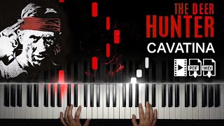 Cavatina  The Deer Hunter  Piano Tutorial  Sheet music  MIDI [upl. by Barta]