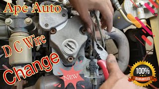 Ape Diesel Auto Decompression control Wire Change  D C Wire Change [upl. by Teria]