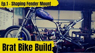 Suzuki GS550 Brat Style Motorcycle Build  Project Bike Build Time Lapse [upl. by Nyliak]