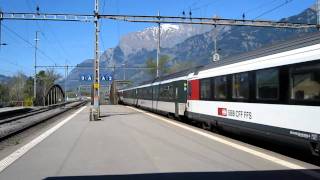 SBB Intercity 573 Basel  Chur in Landquart [upl. by Ward827]