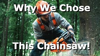 Husqvarna 445 Chainsaw unboxing and review Why we chose it [upl. by Ledba]