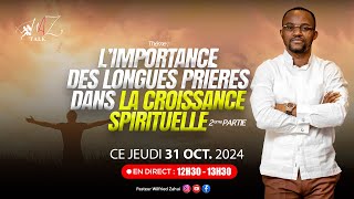 WAZ TALK  Limportance des longues prières dans la croissance spirituelle  PASTEUR WILFRIED ZAHUI [upl. by Hsiri]