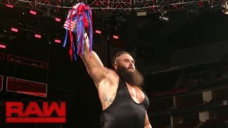 Braun Strowman vs Americo Raw Aug 29 2016 [upl. by Acireit178]