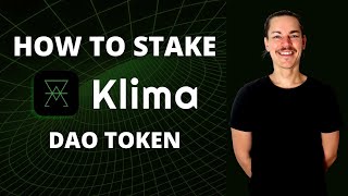 How To Stake KLIMA Dao Token [upl. by Aikkin339]