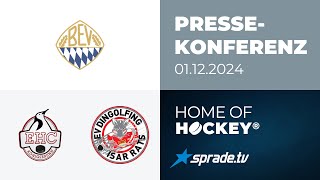 01122024  Pressekonferenz  EHC Königsbrunn vs EV Dingolfing [upl. by Nitsirt]