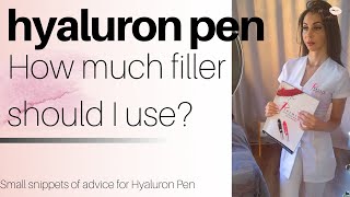 How much lip filler should I use  Hyaluron Pen [upl. by Eniruam887]