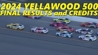 2024 Yellawood 500 Finishing Order and Credits Rebirth Cup Series [upl. by Bigg1]