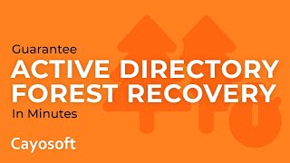 Active Directory Disaster Recovery Safeguarding Against Forest Outages [upl. by Irehj]