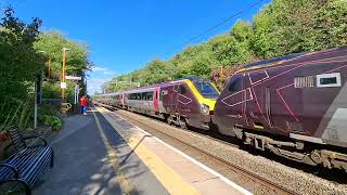 Cross Country Class 220 Voyagers Passing Coseley Station [upl. by Adon]