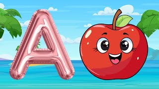 A Apple Song  Inspired By ABC song Gracies Corner  Nursery Rhymes  Kids Songs 101 [upl. by Caasi227]