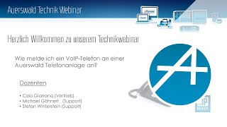 Onlineseminar COMfortel IPTelefone – Vorstellung und Registrierung an einer Telefonanlage [upl. by Knowles]