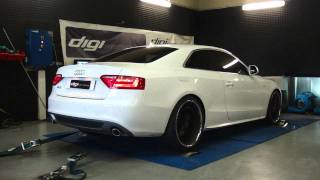 Reprogrammation moteur Audi A5 tdi 190cv  242cv dyno digiservices [upl. by Ruddy]