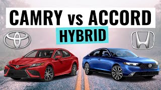 2023 Honda Accord VS 2023 Toyota Camry  Which Hybrid Car Should You Buy [upl. by Noiztneb]