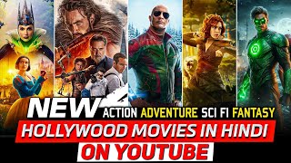 Top 10 Best Action amp Adventure Hollywood Movies On YouTube In Hindi  2024 Hollywood Movies in Hindi [upl. by Esir]