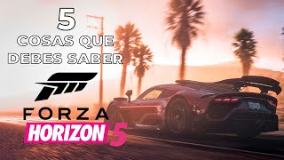 Forza Horizon 5 5 cosas que debes saber [upl. by Arlyn]