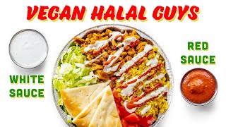 VEGAN Halal Guys Chicken amp Rice White amp Red Sauce [upl. by Llezom]