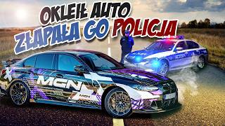 OKLEIŁ BMW M3  ZŁAPAŁA GO POLICJA [upl. by Cornwell]