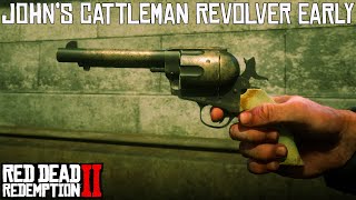 How to Get Johns Cattleman Revolver Early as Arthur  Chapter 4  RDR2 [upl. by Pritchett141]