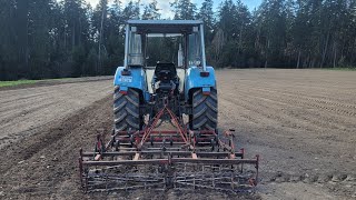 GoPro Saatbeet Vorbereitung mit der Federzinkenegge und Eicher Mammut Cabview Teil 2 88 [upl. by Ydoj55]