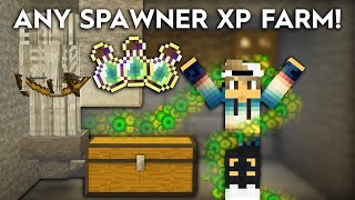 Minecraft Mob Spawner XP Farm  Easy Design  2500 Drops Per Hour [upl. by Rogozen]