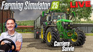 LA FERME SE DEVELOPPE  Carrière Suivie  FARMING SIMULATOR 25 [upl. by Schuman]