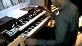 Hammond Organ Shout  Norman Clarke Messing around  House Party in UK 2010 [upl. by Aniuqahs587]