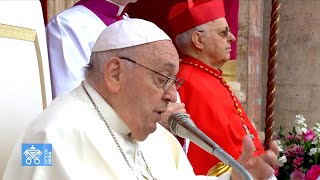 Mensaje de Pascua y Bendición Urbi et Orbi 2024 del Papa Francisco [upl. by Sayer]