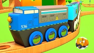 Trenes infantiles  Videos de trenes con Coches Inteligentes 4 episodios [upl. by Standley516]