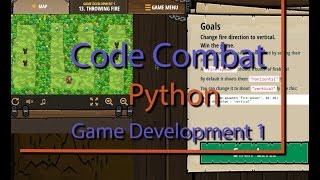 CodeCombat Throwing Fire Level 13 Python Game Development Tutorial [upl. by Archangel]