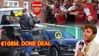 🚨 Breaking News arsenal complete €108M DEAL🔥 medical today✍️ DONE DEAL✅ Arsenal transfer news [upl. by Nahsor]