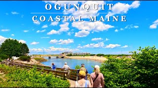 OGUNQUIT Downtown amp Beach Scenic Walk  Ogunquit Maine  4k Walking Tour with Binaural 🎧 [upl. by Orravan]