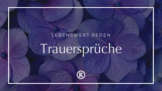 Trauersprüche  Teil 1 [upl. by Lindi502]