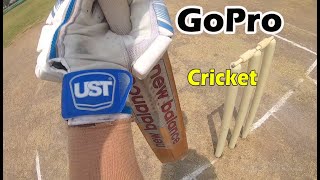 GoPro Batsman Helmet Camera Cricket View  Hero GoPro Cricket [upl. by Dylan]