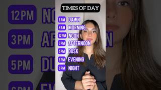 Can you name these times of day in English 🌅🌞⏰🌆🌙 LearnEnglish TimesOfDay [upl. by Isman]