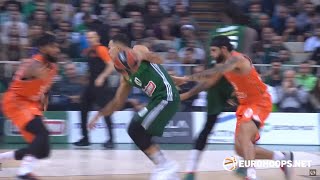 Panathinaikos  Valencia 9073 🎯 Kostas Sloukas 12 points seasonhigh 9 assists [upl. by Rock363]