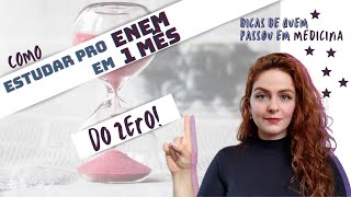 COMO estudar pro ENEM em 1 MÊS  dá sim [upl. by Edva]