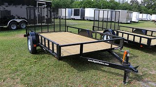 7X12 Triple Crown Trailers  Utility Trailer [upl. by Lohrman590]