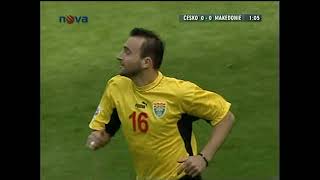 Fotbal Česká republika  Makedonie  61   8 6 2005  Kvalifikace MS 2006  FULL MATCH [upl. by Llerol]