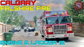 Calgary Fire Department Battle House Fire In Falconridge [upl. by Anod834]